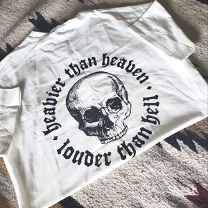 Womens Graphic Tee- White